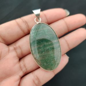 AgatePendant, Gemstone Pendant, 1 to 1.5", Silver finish