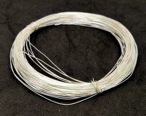 Wire Wrapping Wire, 28 Gauge, Silver, Pack Of 50Gms
