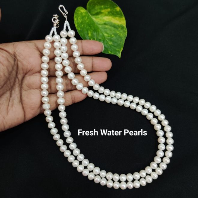 Premium Gold Pearl Necklace Buy Now! Krishna Jewellers