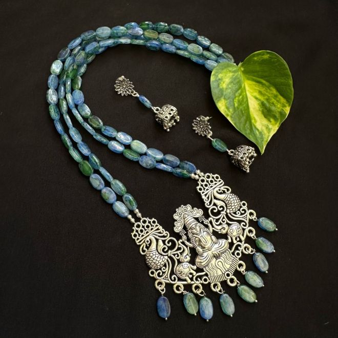 Blue Cloisonne Beaded Necklace Vintage – Estate Beads & Jewelry