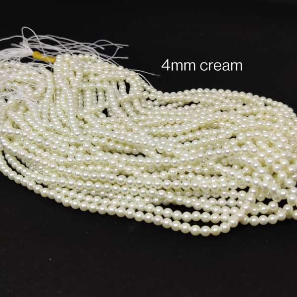 10mm, 15inch Pearl Choker | Half Pearl Half Circle Chain | LILILIN_Jewelry
