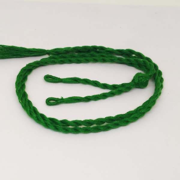 Cotton Rope (Dori), 18 Long (Adjustable), Green