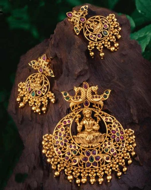High Quality Antique Gold (Lakshmi) Big 