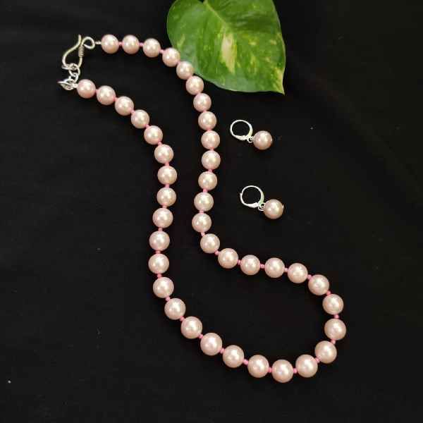 Trendy Real Pearl Necklace Set