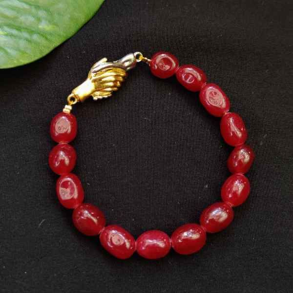 Rose Quartz Bracelet Online  Buy Pink Rose Quartz Bracelet  Plus Value