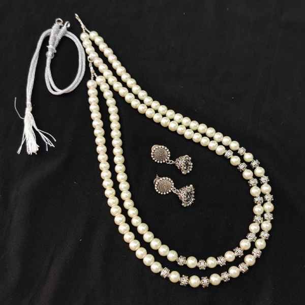 Discover Double Ring Charm CZ Delicate Silver Pendant Necklace | Paksha -  Paksha India