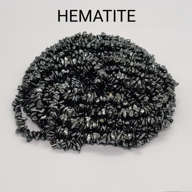 Hematite chips on sale