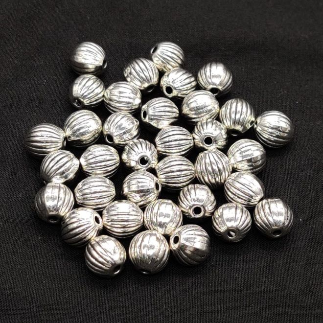 Antique silver hotsell beads