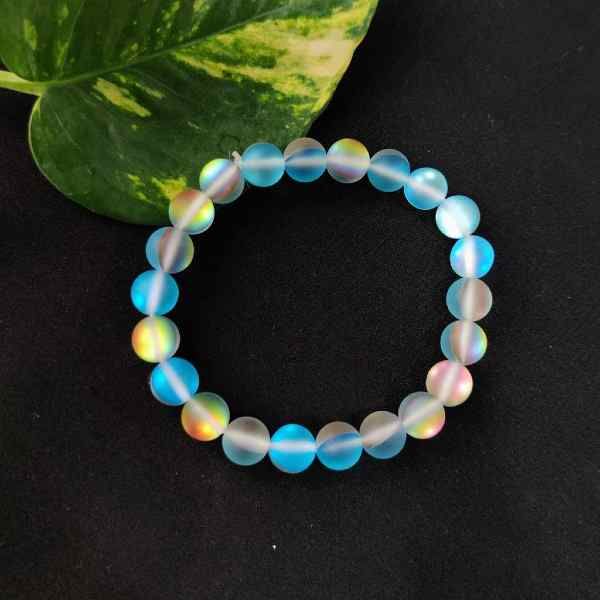Boho Light Blue Evil Eye Bracelet  SUTRA WEAR  Sutra Wear