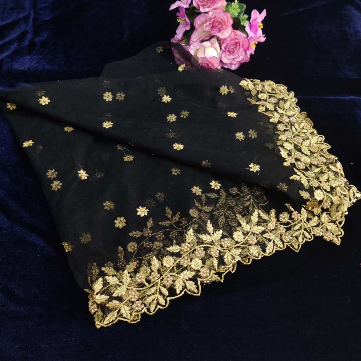 PunarviAuthentic|PreLoved|SustainableNew Organza half saree with cut work  dupatta