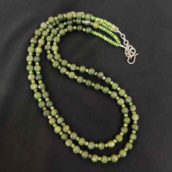 10mm Green Nephrite Jade Necklace – Gump's